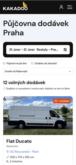 kakadoo - požičovňa dodávok mobile-min