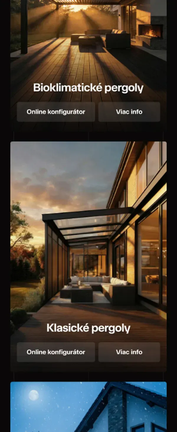 Showcase of bioclimatic and classic outdoor pergola designs.